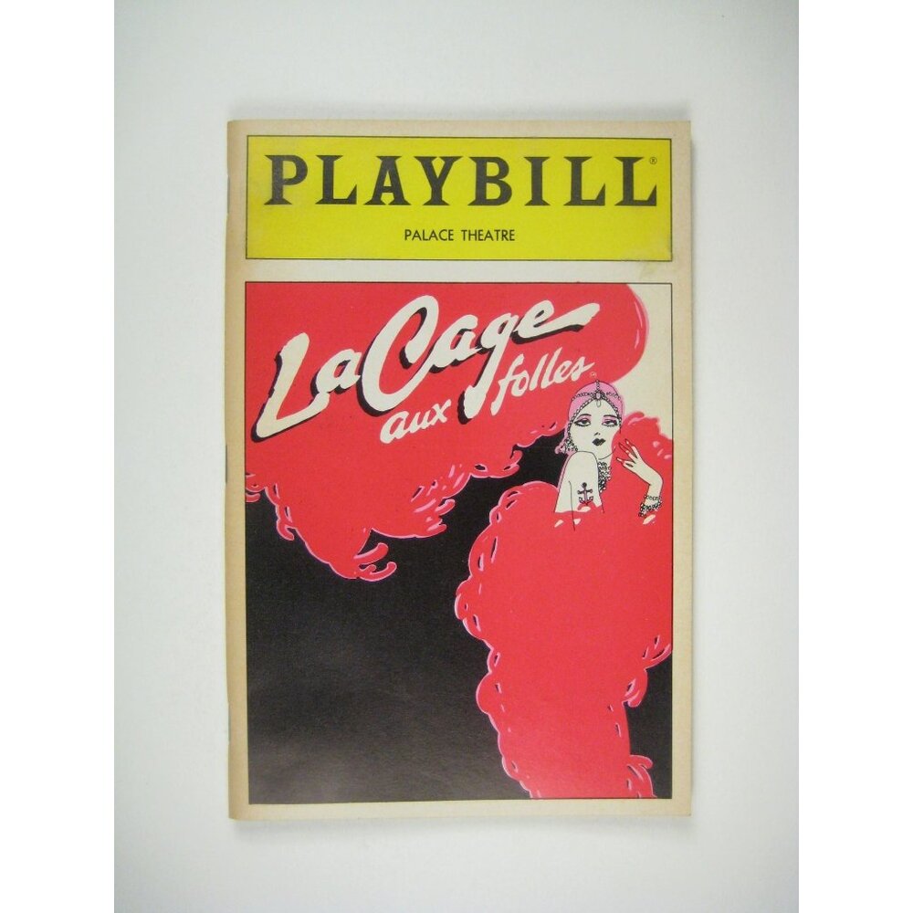 La Cage Aux Folles Playbill Palace Theatre Broadway 1984 George Hern Gene Berry